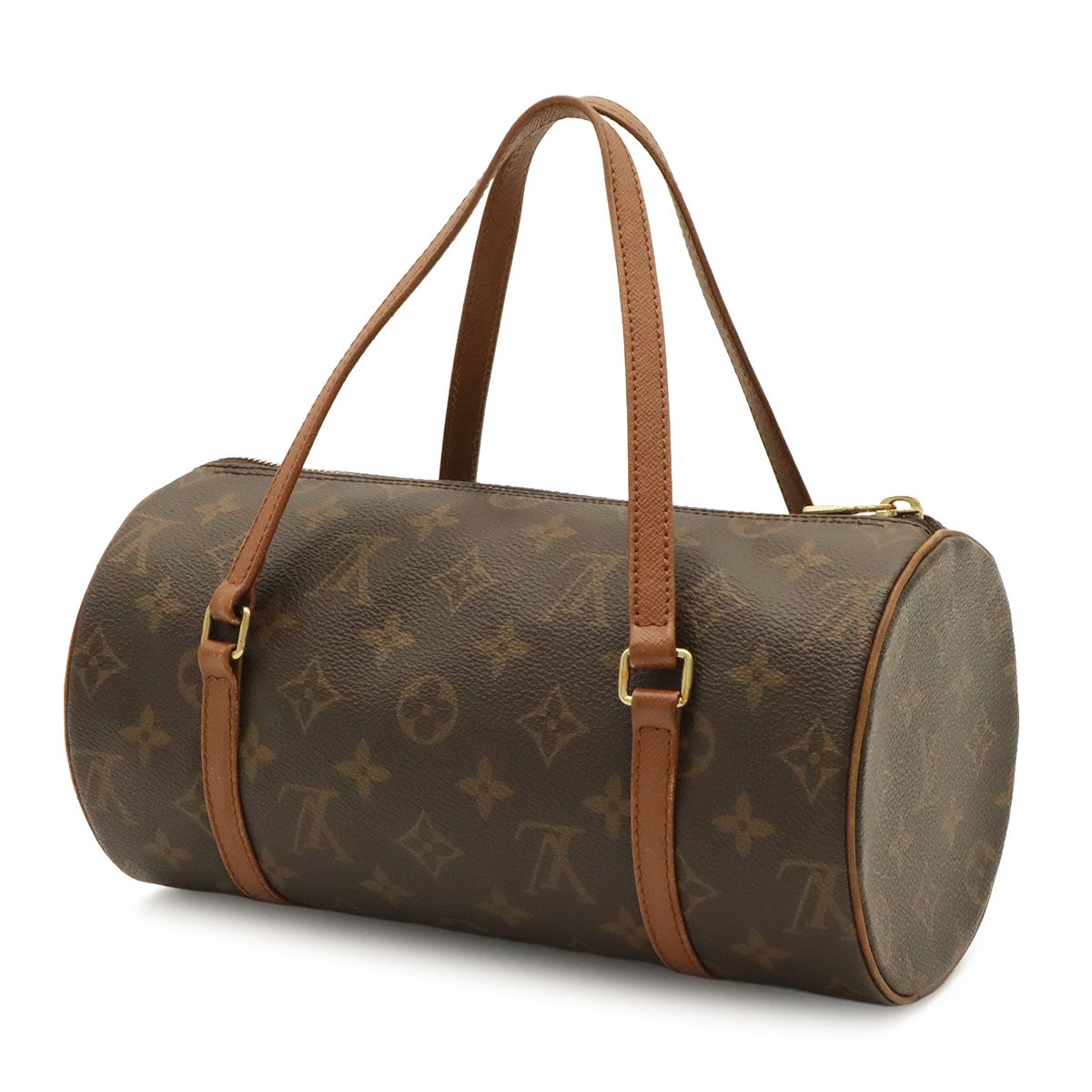 Louis Vuitton Monogram Papillon 26 Handbag Tube Shape — view 2