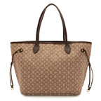 Louis Vuitton Monogram Idylle Neverfull MM Tote Shoulder Bag Sepia