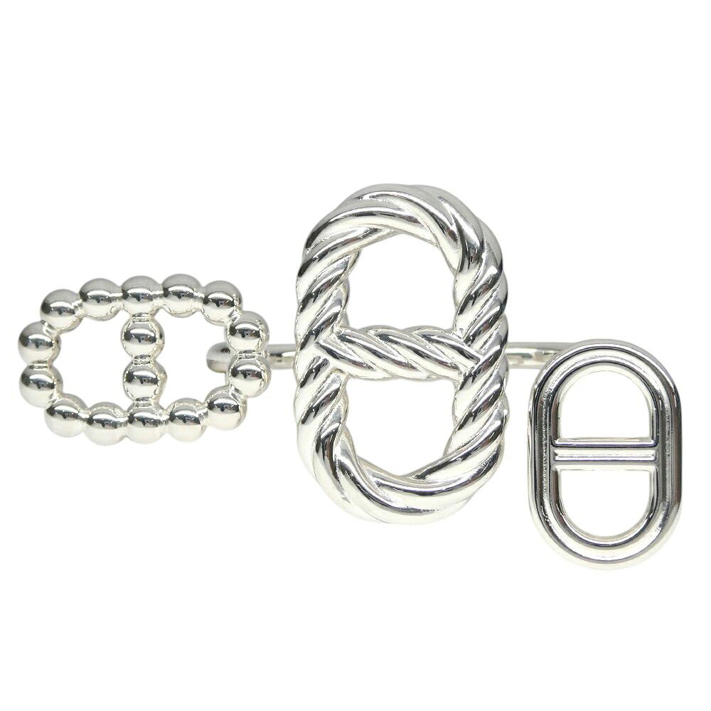 Hermes Chaine D'ancre Alea Double Ring Large Model