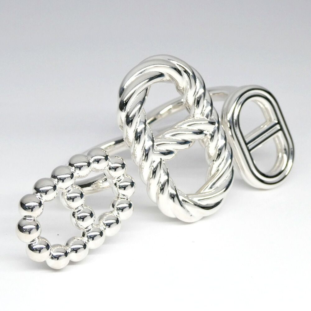 Hermes Chaine D'ancre Alea Double Ring Large Model — view 2