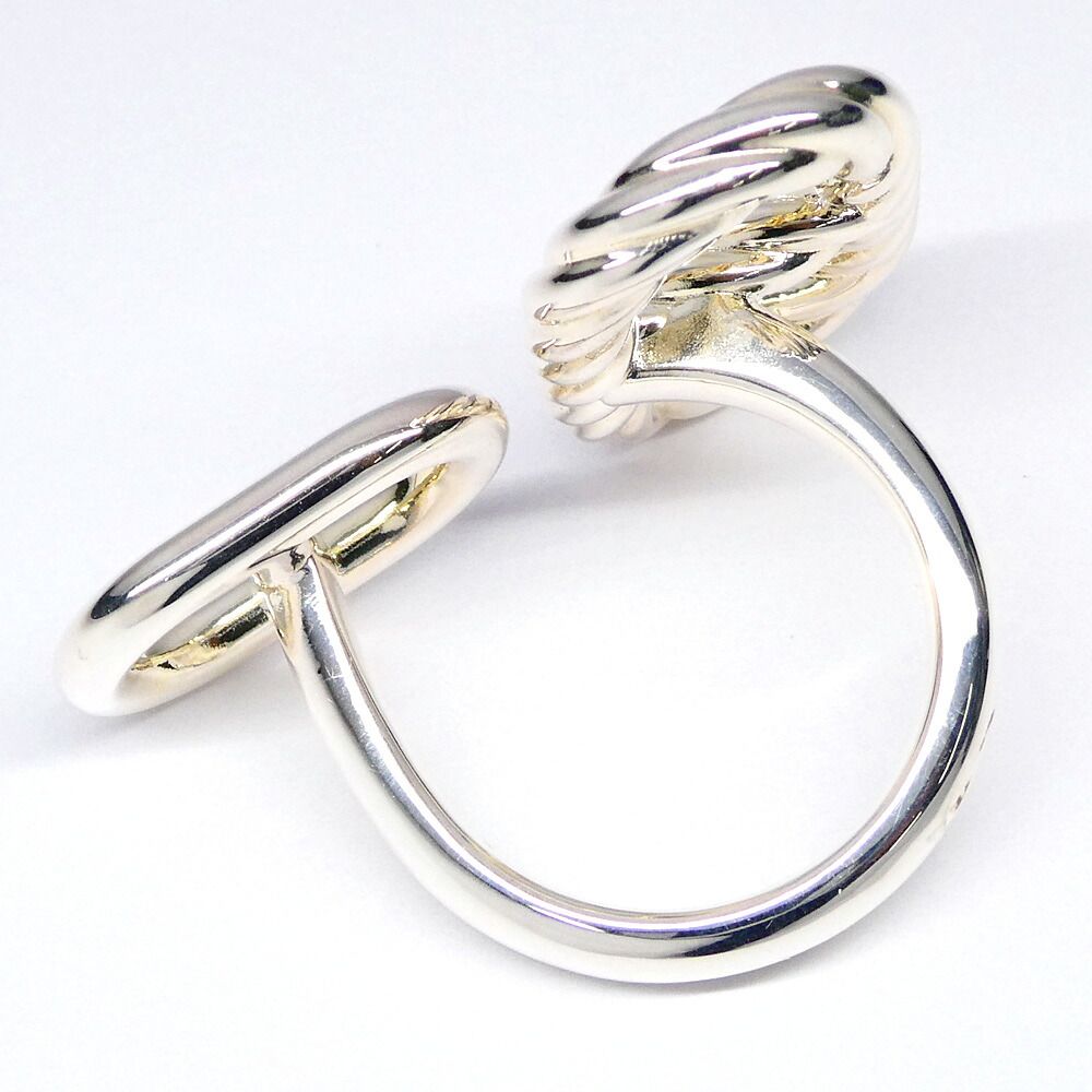 Hermes Chaine D'ancre Ring Silver — view 5