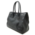 Saint Laurent Paris YSL Rive Gauche Tote Shoulder Bag Leather Black — view 2