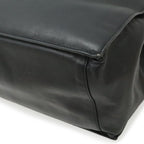Saint Laurent Paris YSL Rive Gauche Tote Shoulder Bag Leather Black — view 3