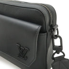 Louis Vuitton LV Aerogram Fast Line Messenger Shoulder Bag Crossbody Noir Black — view 4