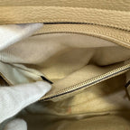 Gucci Soho Handbag Interlocking G Leather White Ivory — view 7
