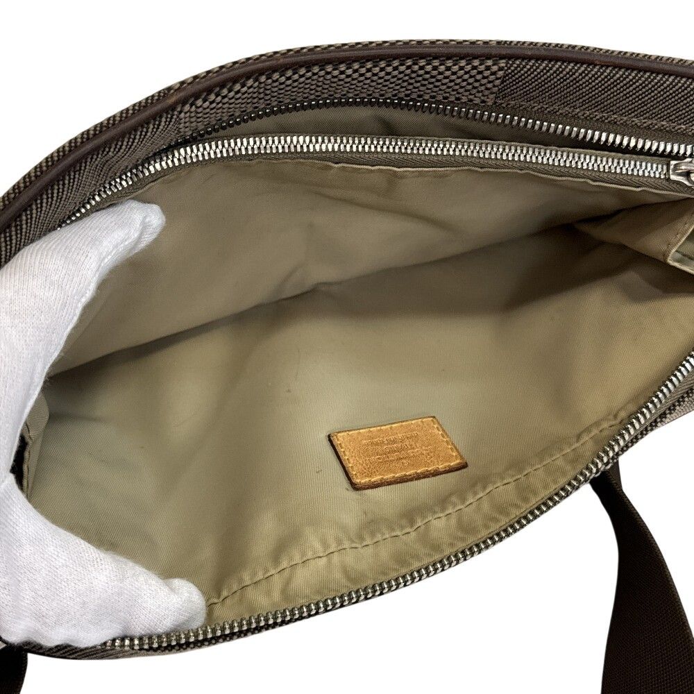 Louis Vuitton Damier Geant Acrobat Belt Bag Canvas Leather Brown — view 8