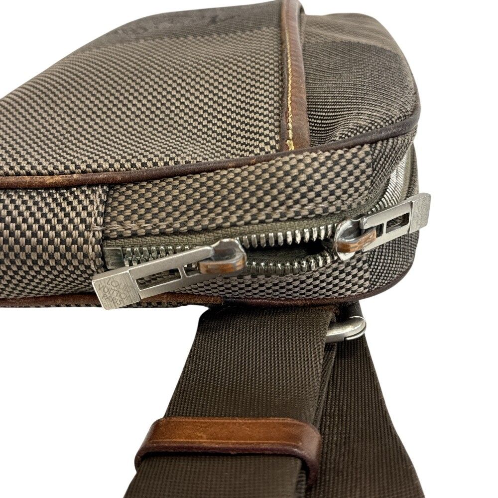 Louis Vuitton Damier Geant Acrobat Belt Bag Canvas Leather Brown — view 5