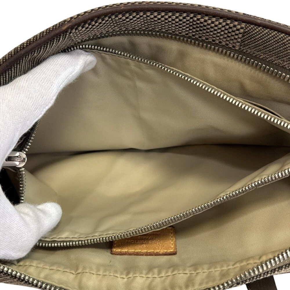 Louis Vuitton Damier Geant Acrobat Belt Bag Canvas Leather Brown — view 7