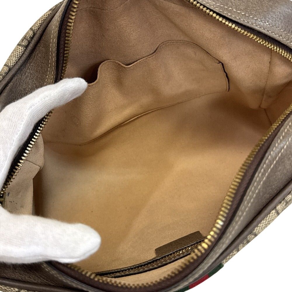 Gucci GG Supreme Shoulder Bag Brown — view 6