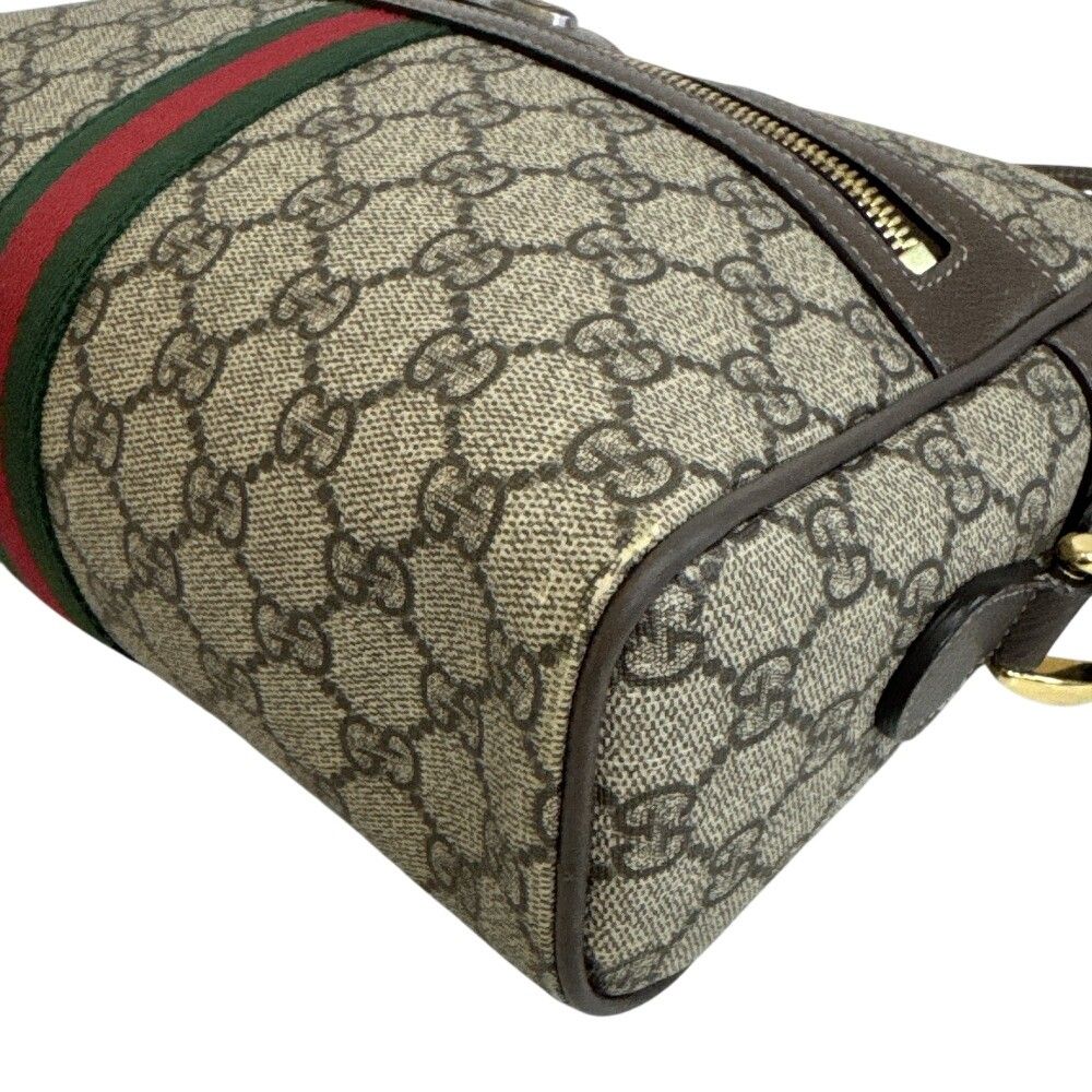 Gucci GG Supreme Shoulder Bag Brown — view 2