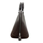 Louis Vuitton Epi Brown Silver Leather Handbag — view 4