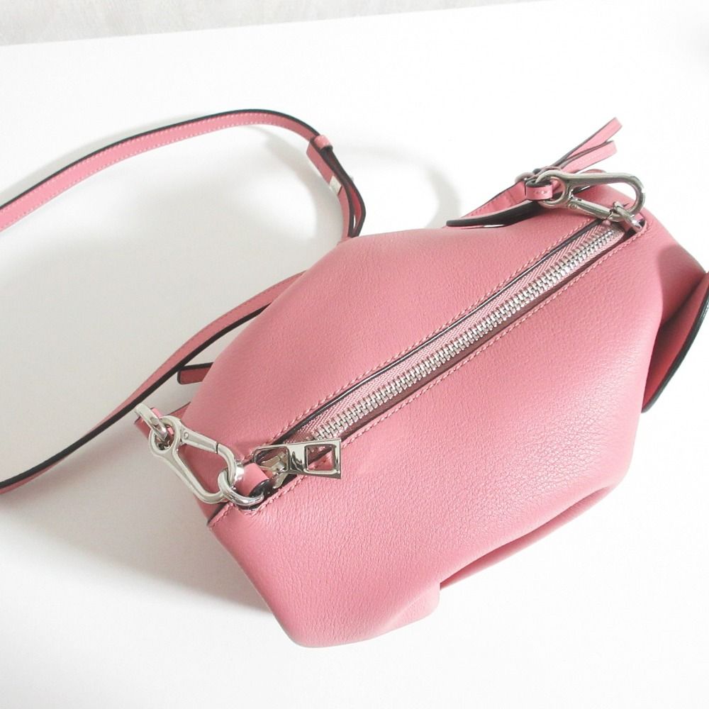 Loewe Elephant Leather Mini Shoulder Bag Pink — view 6