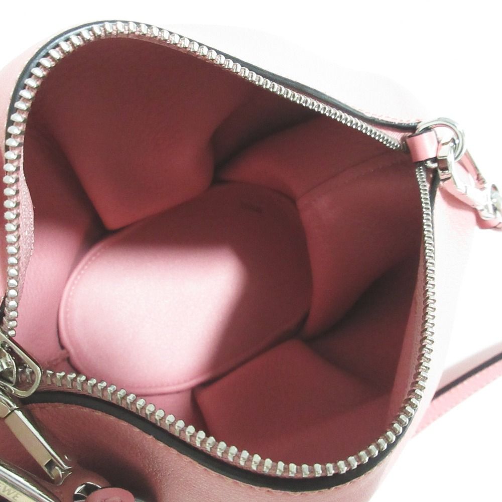 Loewe Elephant Leather Mini Shoulder Bag Pink — view 8
