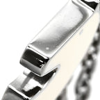 Hermes Necklace Cavaliere Metal Lacquer White Silver Chess Piece Knight Horse — view 3