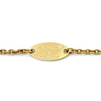 Louis Vuitton Necklace LV Iconic Strass Gold Logo Monogram Flower LV Circle — view 8