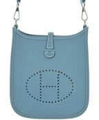 Hermes Evelyne TPM (2025) Shoulder Bag Blue