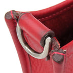 Hermes Shoulder Bag Evelyne TPM 16 Long Amazon Taurillon Clemence Rouge Casaque — view 6