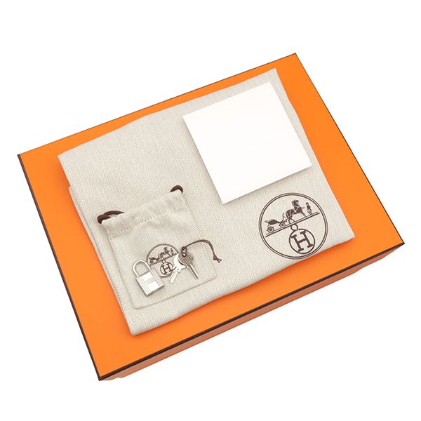 Hermes Handbag Picotin Lock 18 PM Taurillon Clemence Orange Silver — view 6