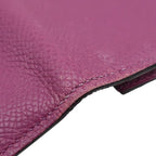 Hermes Wallet Bearn Soufflet Veau Epsom Chic Glitter Silver Purple — view 6