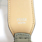 Fendi Strap You Ribbon Motif Shoulder Green Gray — view 5