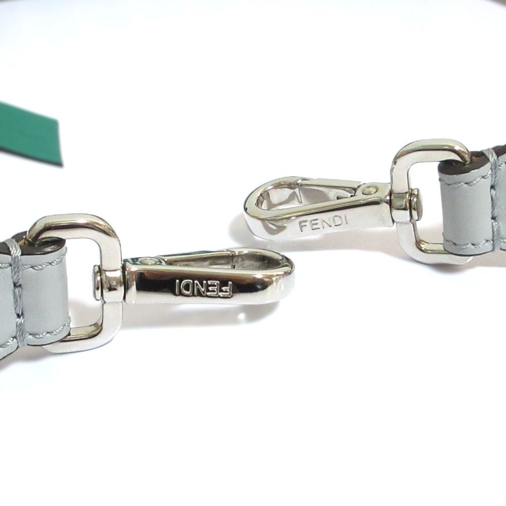 Fendi Strap You Ribbon Motif Shoulder Green Gray — view 4