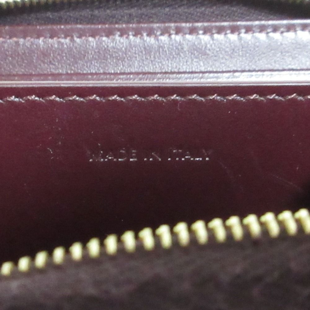 Celine Zip Around Compact Wallet Coin Purse Bordeaux — view 7