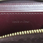 Celine Zip Around Compact Wallet Coin Purse Bordeaux — view 7