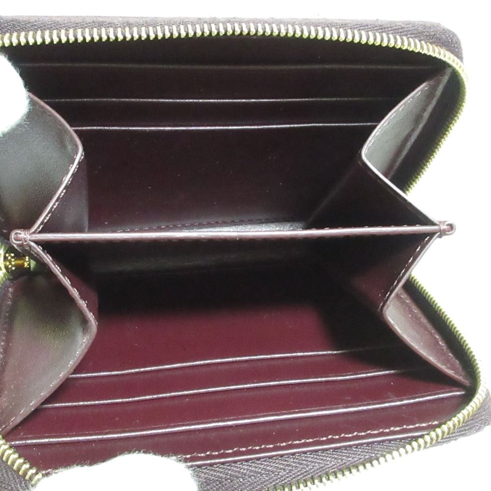 Celine Zip Around Compact Wallet Coin Purse Bordeaux — view 6
