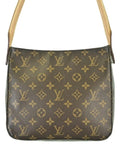 Louis Vuitton Monogram Looping MM Handbag Brown