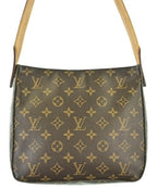 Louis Vuitton Monogram Looping MM Handbag Brown — view 2
