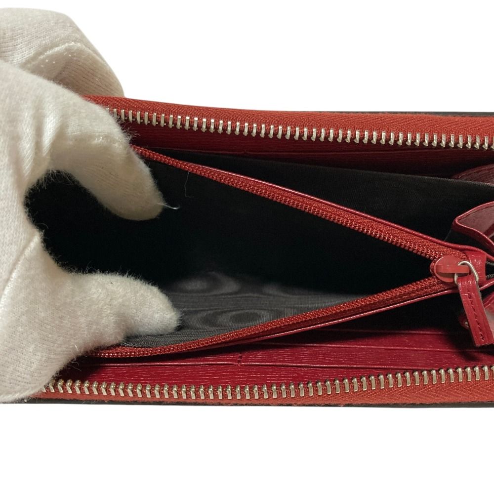 Gucci Blooms Zip Around Wallet Red — view 8