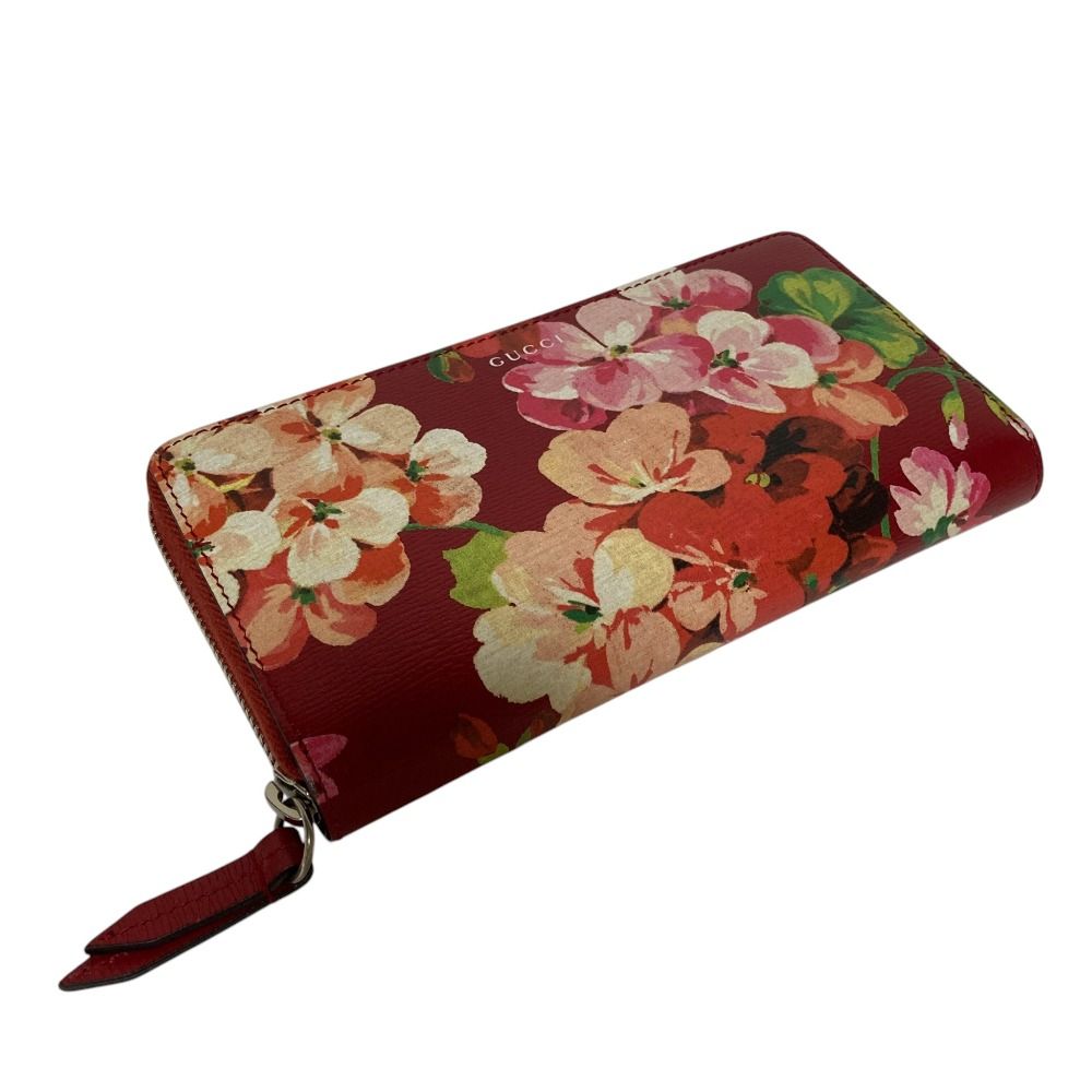 Gucci Blooms Zip Around Wallet Red — view 2