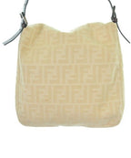 Fendi Zucca Mamma Bucket Shoulder Handbag Beige — view 2