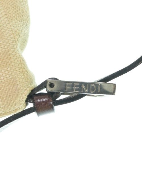 Fendi Zucca Mamma Bucket Shoulder Handbag Beige — view 6