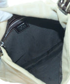 Fendi Zucca Mamma Bucket Shoulder Handbag Beige — view 4