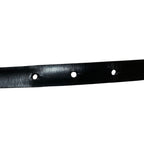 Gucci Logo Buckle Leather Narrow Belt 65 Black — view 7
