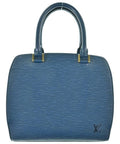 Louis Vuitton Epi Pont Neuf Handbag Blue