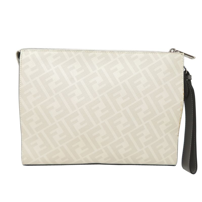 Fendi Clutch White — view 2