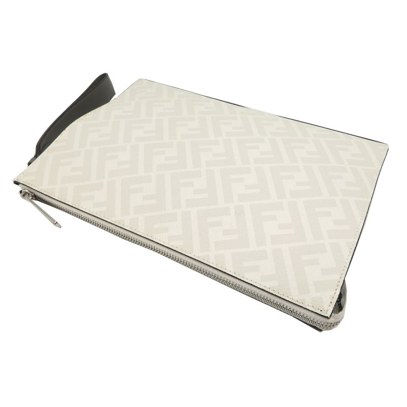 Fendi Clutch White — view 4