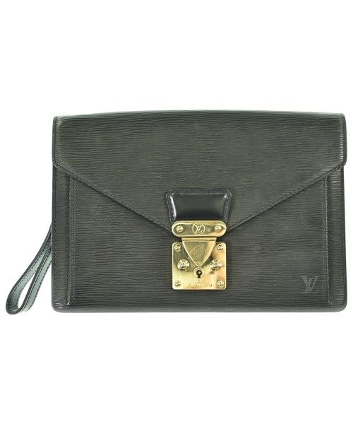 Louis Vuitton Epi Series Dragonne Clutch Black