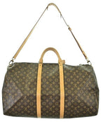 Louis Vuitton Monogram Keepall Bandouliere 60 Boston Bag — view 2