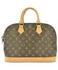 Louis Vuitton Monogram Alma PM Handbag Brown