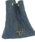 Prada Tote Bag Navy — view 7