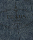 Prada Tote Bag Navy — view 8