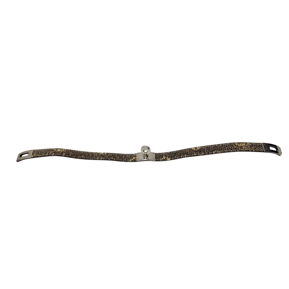 Hermes Kelly Bangle Double Tour Bracelet T2 Natural Silver Colored — view 4