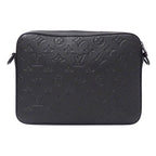 Louis Vuitton Monogram Shadow Shoulder Bag Trio Messenger Noir Black — view 2