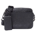 Louis Vuitton Monogram Shadow Shoulder Bag Trio Messenger Noir Black