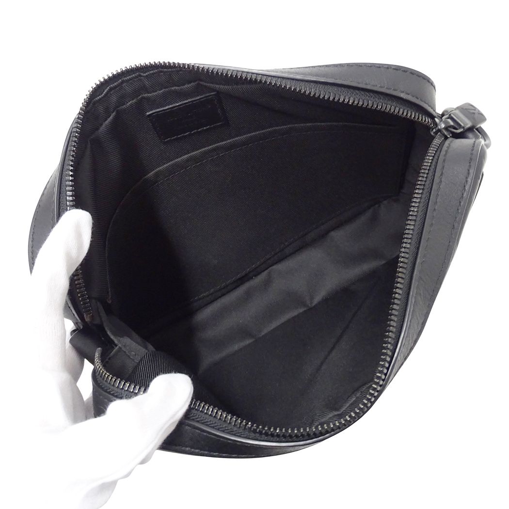 Louis Vuitton Monogram Shadow Shoulder Bag Trio Messenger Noir Black — view 6