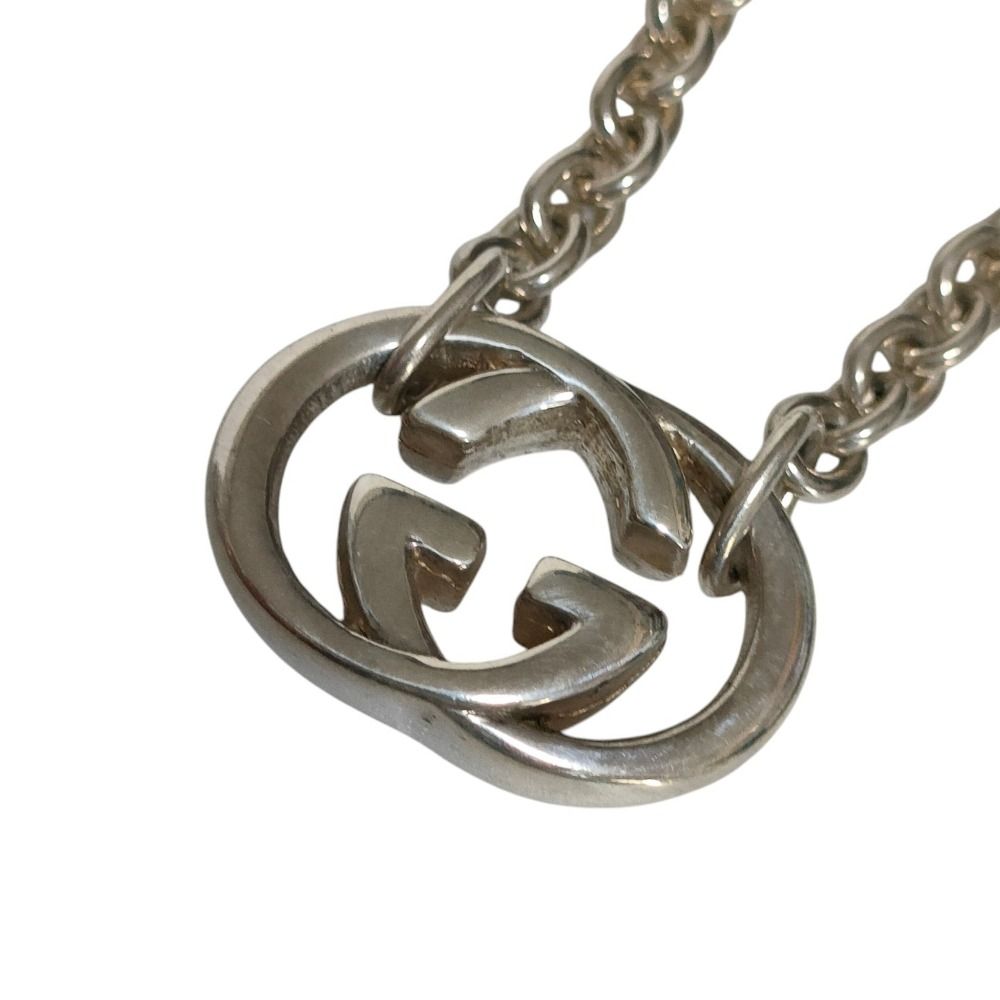 Gucci Interlocking G Chain Pendant Silver — view 2