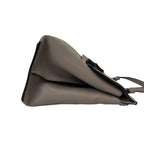 Gucci Bamboo Daily Leather Turnlock 2-Way Shoulder Bag Tote Gray — view 6